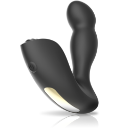 IBIZA - MASAJEADOR ANAL WAVE Y VIBRACIÓN CONTROL REMOTO 11 x 4 CM