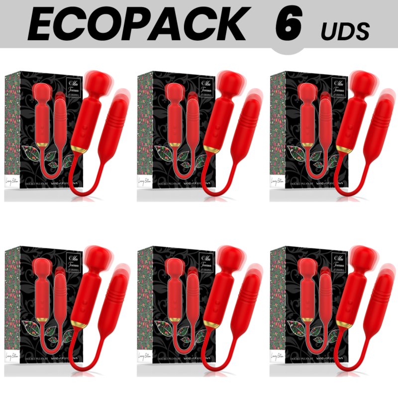 ECOPACK 6 UDS - MIA TOSCANA DOUBLE PLEASURE WAND UP AND DOWN