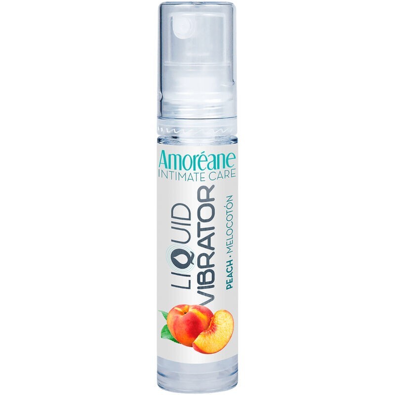 AMOREANE - LIQUIDO VIBRADOR MELOCOTON 10 ML AMOREANE - LIQUIDO VIBRADOR MELOCOTON 10 ML