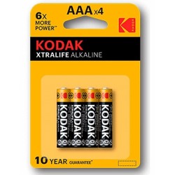 KODAK - XTRALIFE PILA ALCALINA AAA LR03 BLISTER4