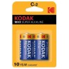 KODAK - MAX PILA ALCALINA C LR14 BLISTER2