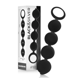 BLACKandSILVER - LENNON ROSARIO ANAL 4 ESFERAS SILICONA 15 CM