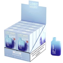 LOST MARY - (PACK PROFESIONAL EXPOSITOR - 10 UNIDADES) BM600 VAPER NICOTINA 2 DESECHABLE SABOR ARÁNDANOS HELADOS