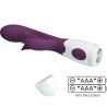 PRETTY LOVE - BUTTERFLY KISS VIBRADOR RABBIT and ESTIMULADOR PUNTO G MORADO