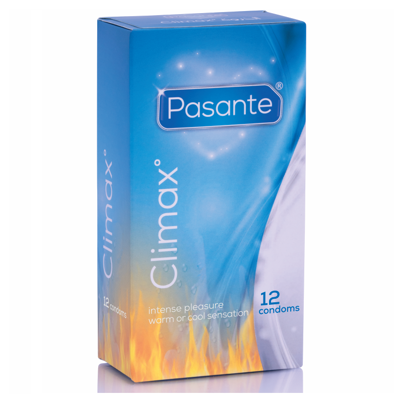 PASANTE - CLIMAX 6 EFECTO CALOR 6 EFECTO FRIO - 12UNIDADES