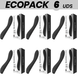 ECOPACK 6 UDS - BLACKandSILVER KEAN VIBRADOR TOUCH CONTROL