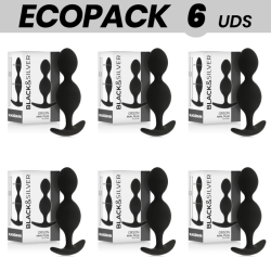 ECOPACK 6 UDS - BLACKandSILVER ORSON CADENA BOLAS ANALES 9 CM