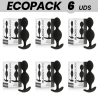 ECOPACK 6 UDS - BLACKandSILVER ORSON CADENA BOLAS ANALES 9 CM
