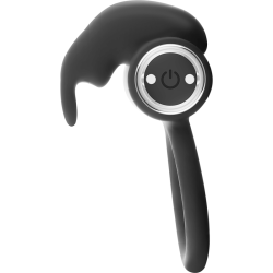 BLACKandSILVER - BURTON ANILLO RECARGABLE 10 MODOS VIBRACIÓN