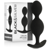 BLACKandSILVER - ORSON PLUG SILICONA 2 ONDAS ANALES 9 CM