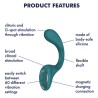 SATISFYER - G FOR FODDES 2 VIBRADOR RABBIT VERDE