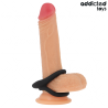 ADDICTED TOYS - ANILLO TEXTURIZADO DOBLE PARA EL PENE