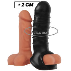 VIRILXL - EXTENSION Y FUNDA DE PENE V15 NEGRO