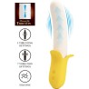 PRETTY LOVE - BANANA GEEK SUPER POWER 7 VIBRACIONES UPandDOWN SILICONA NEGRO