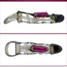 BAILE - FUNDA EXTENSORA PENE CON VIBRACIÓN Y STRAP 13.5 CM