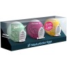SATISFYER - 3 HUEVOS MASTURBADORES RIFFLE, BUBBLE and FIERCE