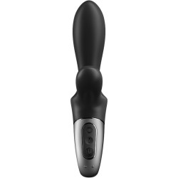 SATISFYER - HEAT CLIMAX VIBRADOR ANAL APP NEGRO