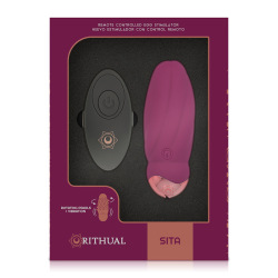 RITHUAL - SITA HUEVO CONTROL REMOTO ROTACIÓN DE PERLAS VIBRACIÓN