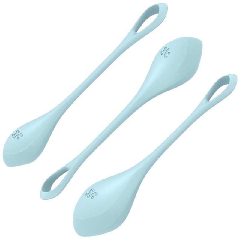 SATISFYER - YONI POWER 2 KIT DE ENTRENAMIENTO AZUL SATISFYER - YONI POWER 2 KIT DE ENTRENAMIENTO AZUL