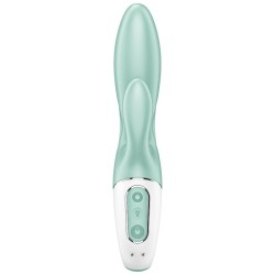 SATISFYER - AIR PUMP BUNNY 5 VIBRADOR RABBIT INFLABLE APP VERDE