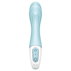 SATISFYER - AIR PUMP VIBRATOR 5 VIBRADOR PUNTO G INFLABLE APP AZUL