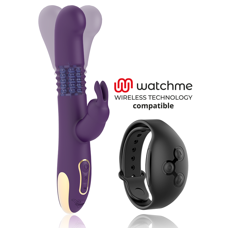 TREASURE - BASTIAN RABBIT UP and DOWN, ROTATOR and VIBRATOR COMPATIBLE CON WATCHME WIRELESS TECHNOLOGY