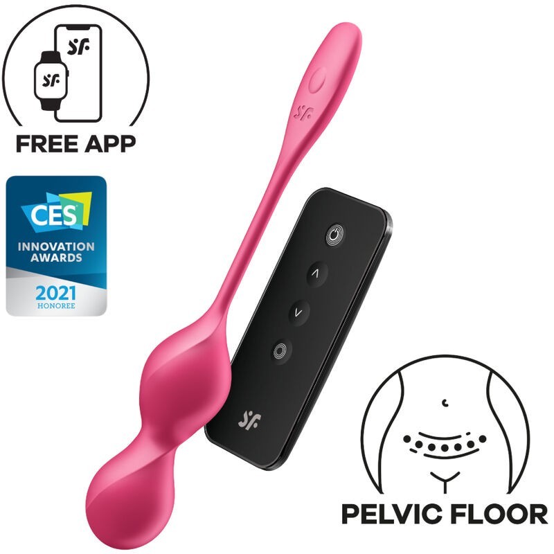 SATISFYER - LOVE BIRDS 2 BOLAS KEGEL VIBRADORAS APP GRATUITA