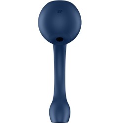 SATISFYER - PRO WAVE 4 ESTIMULADOR PUNTO G and AIR PULSE APLICACIÓN GRATUITA AZUL OSCURO