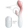 PRETTY LOVE - BRIGHTY VIBRADOR PUNTO G ESTIMULADOR CLÍTORIS 30 VIBRACIONES ROSA