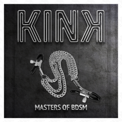 KINK - PINZAS PARA PEZONES CON TRIPLE CADENA PLATEADO 20-23-28 CM