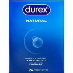 DUREX - PRESERVATIVOS NATURAL 24 UNIDADES
