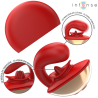 INTENSE - MARIAH VIBRADOR and ESTIMULADOR EN FORMA DE U 10 VIBRACIONES ROJO