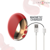 INTENSE - MARIAH VIBRADOR and ESTIMULADOR EN FORMA DE U 10 VIBRACIONES ROJO