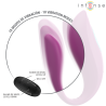 INTENSE - ANNIE ESTIMULADOR and VIBRADOR FORMA DE U MORADO CONTROL REMOTO