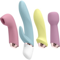 SATISFYER - MARVELOUS FOUR SET VIBRADOR and SUCCIONADOR