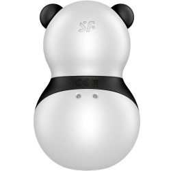 SATISFYER - POCKET PANDA ESTIMULADOR and VIBRADOR BLANCO Y NEGRO