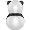 SATISFYER - POCKET PANDA ESTIMULADOR and VIBRADOR BLANCO Y NEGRO