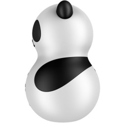 SATISFYER - POCKET PANDA ESTIMULADOR and VIBRADOR BLANCO Y NEGRO