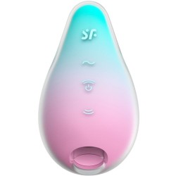 SATISFYER - MERMAID VIBES ESTIMULADOR and VIBRADOR MENTA Y ROSA