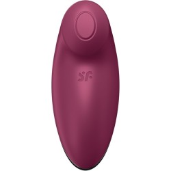SATISFYER - TAP and CLIMAX 2 VIBRADOR and ESTIMULADOR ROJO