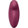 SATISFYER - TAP and CLIMAX 2 VIBRADOR and ESTIMULADOR ROJO