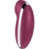 SATISFYER - TAP and CLIMAX 2 VIBRADOR and ESTIMULADOR ROJO