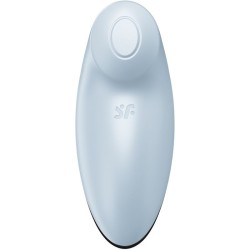 SATISFYER - TAP and CLIMAX 2 VIBRADOR and ESTIMULADOR AZUL
