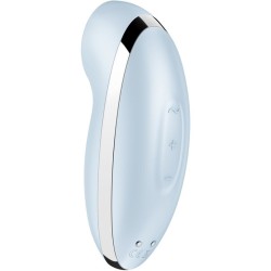SATISFYER - TAP and CLIMAX 2 VIBRADOR and ESTIMULADOR AZUL