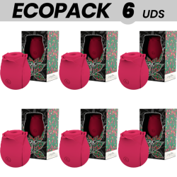 ECOPACK 6 UDS - MIA ROSE ONDAS ESTIMULADORAS CLÍTORIS POR ONDAS EDICIÓN LIMITADA - ROJO