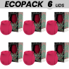 ECOPACK 6 UDS - MIA ROSE ONDAS ESTIMULADORAS CLÍTORIS POR ONDAS EDICIÓN LIMITADA - ROJO