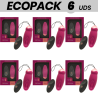 ECOPACK 6 UDS - RITHUAL PRIYA HUEVO CONTROL REMOTO G-SPOT VIBRACIÓN
