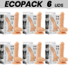 ECOPACK 6 UDS - COCK MILLER SILICONA DENSITY COCKSIL ARTICULABLE 13 CM