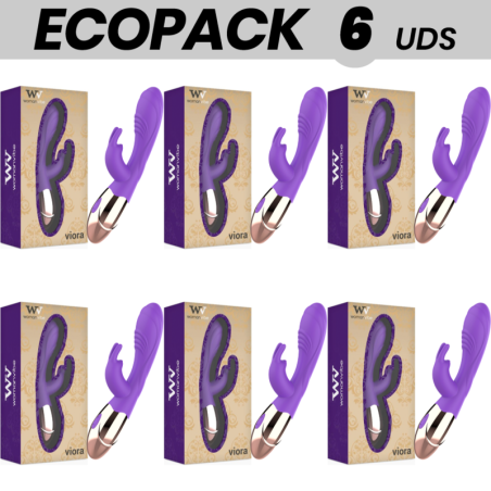 ECOPACK 6 UDS - WOMANVIBE VIORA VIBRADOR RECARGABLE SILICONA