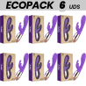 ECOPACK 6 UDS - WOMANVIBE VIORA VIBRADOR RECARGABLE SILICONA